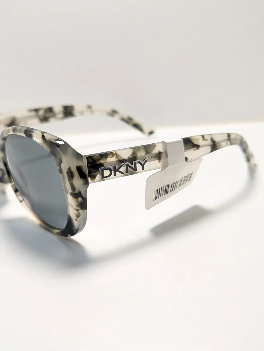DKNY DY4136 Gray UV White Tortoise Cat Eye Women's Fashion Sunglasses 56-19-135